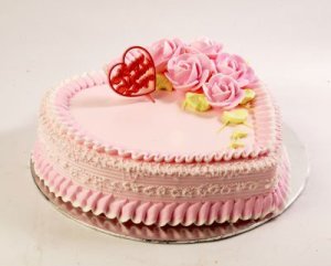 1/2Kg Vanila heart shape cake 1/2Kg Vanila heart shape cake