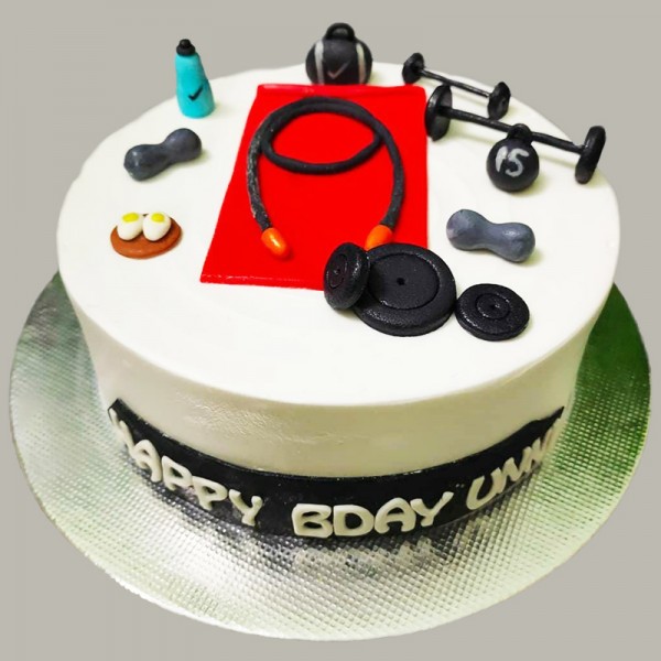 1 KG GYM Fondant Cake 1 KG GYM Fondant Cake