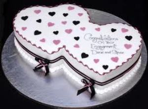 Double heart shape Double heart shape
