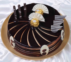 1 kg Chocolate Ferro rocher cake 1 kg Chocolate Ferro rocher cake