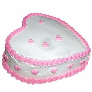 1/2Kg Pineapple heart shape cake 1/2Kg Pineapple heart shape cake