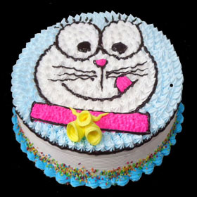 1kg Eggless Doreman Designer Cake. 1kg Eggless Doreman Designer Cake.