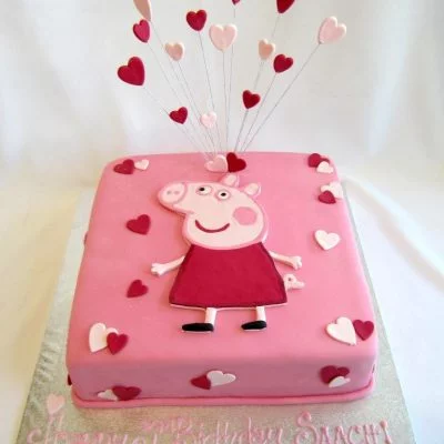 1 KG Adorable Peppa Pig Cake 1 KG Adorable Peppa Pig Cake