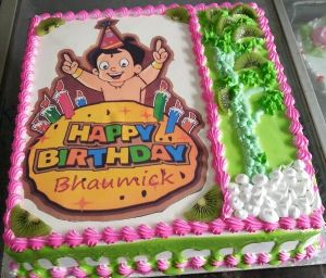 Fresh Fruit Photo Cake Fresh Fruit Photo Cake