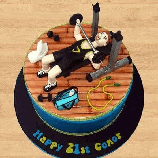 1 KG Fitness Theme Cake 1 KG Fitness Theme Cake