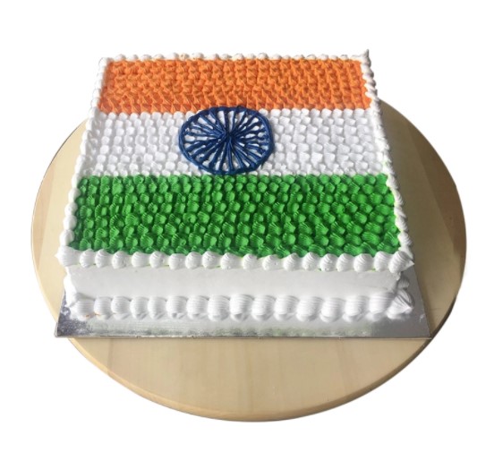 1 Kg Indian Flag Theme Cake 1 Kg Indian Flag Theme Cake